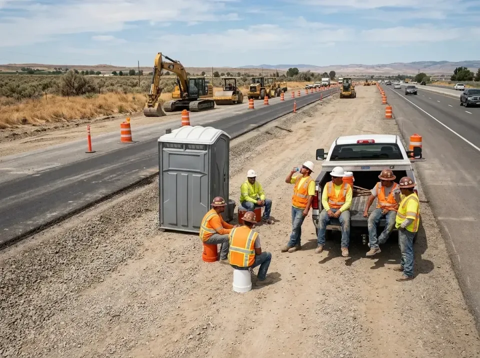highway-road-construction-crew-007 — frequently asked questions, Porta Potty and Restroom Rentals in Elk Point, SD